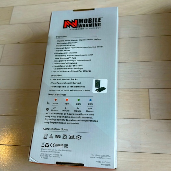 Heated Merino Wool Socks - Picture 2 of 3